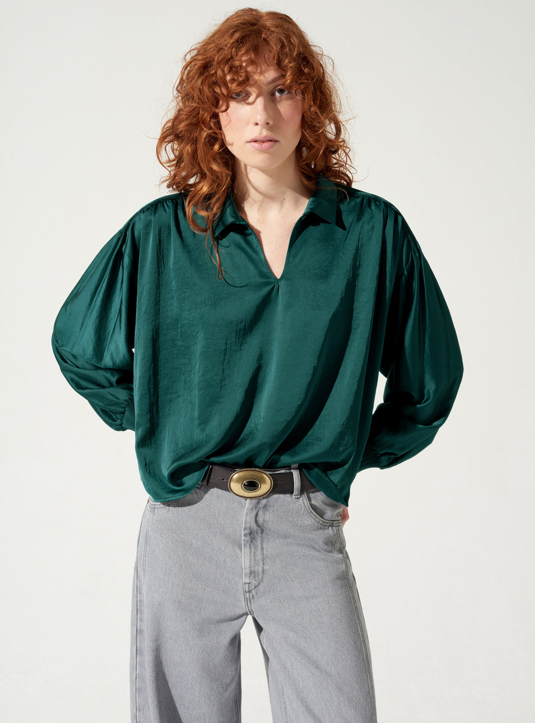 Übergroße Bluse