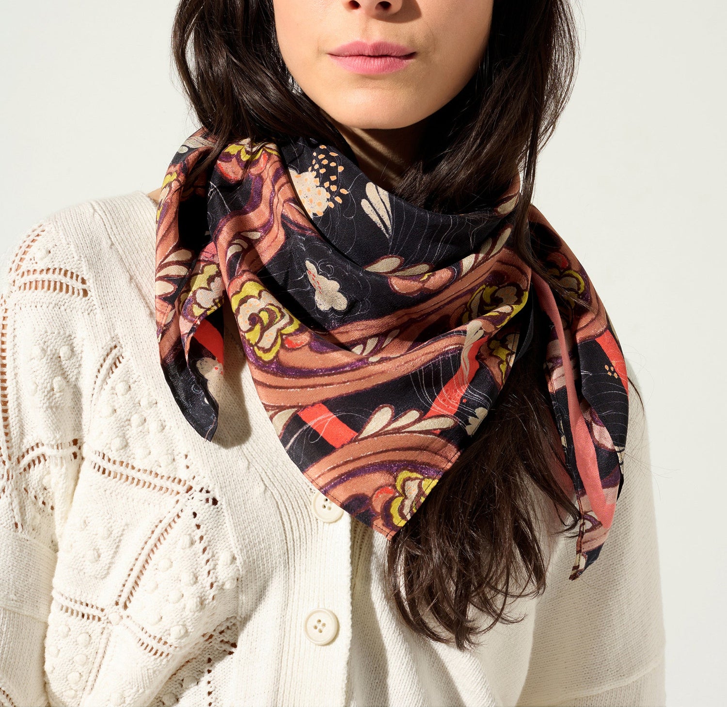 hemmed scarves