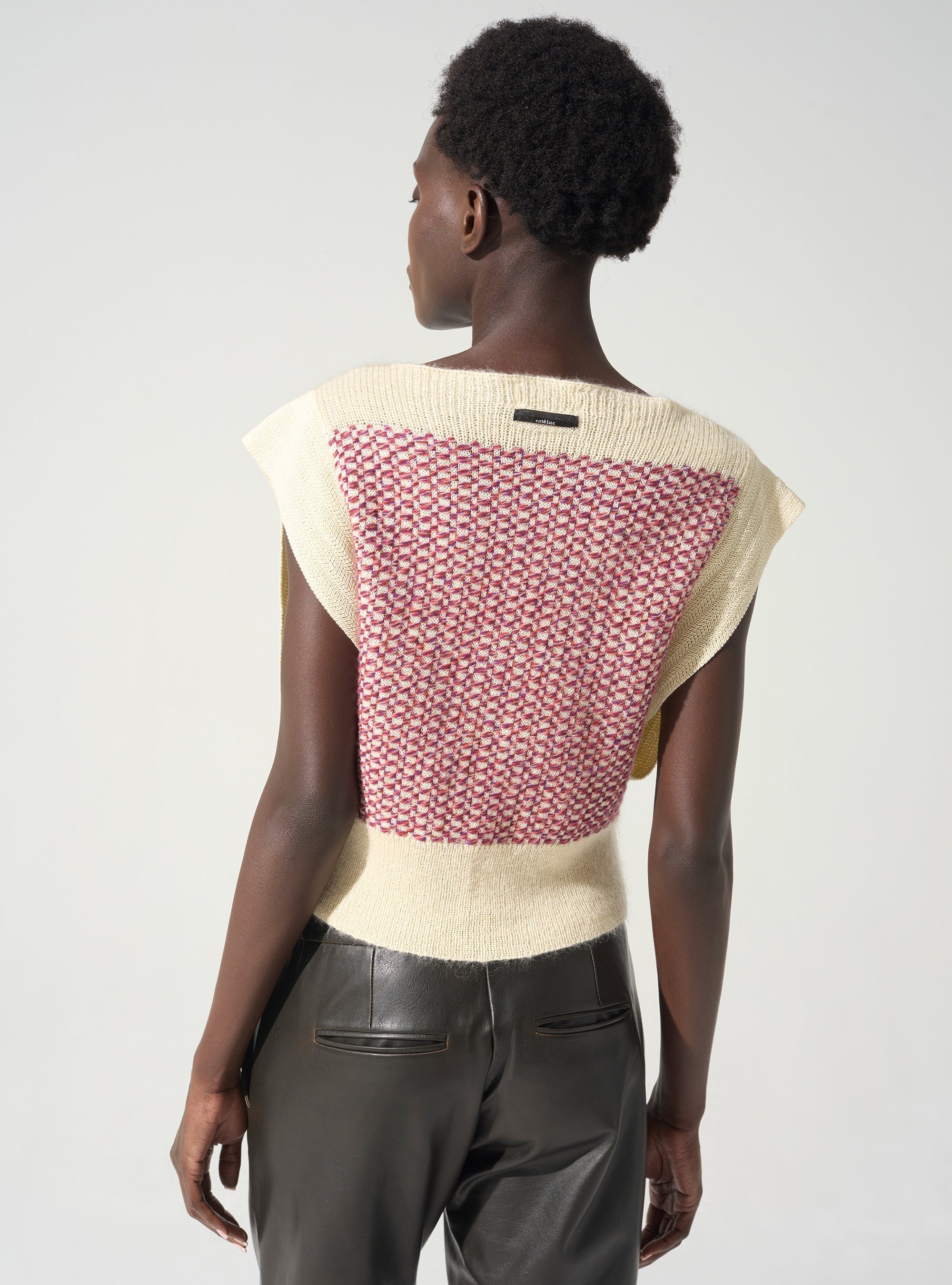 Pull sans manches Cotélac 