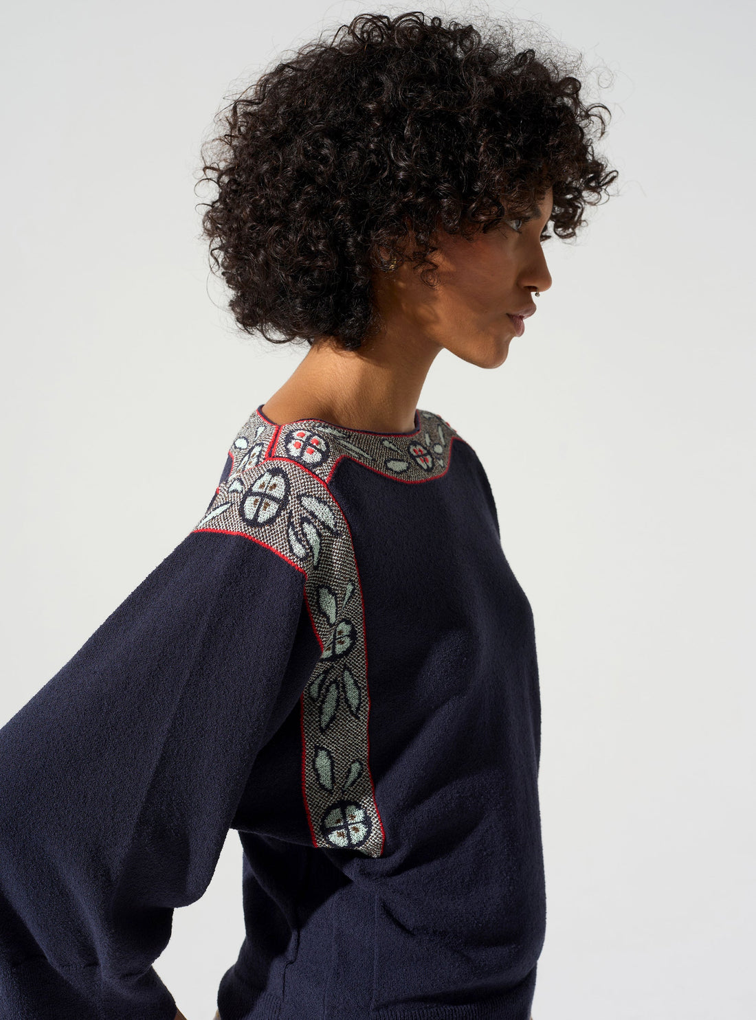 Pullover mit 3/4-Ärmeln