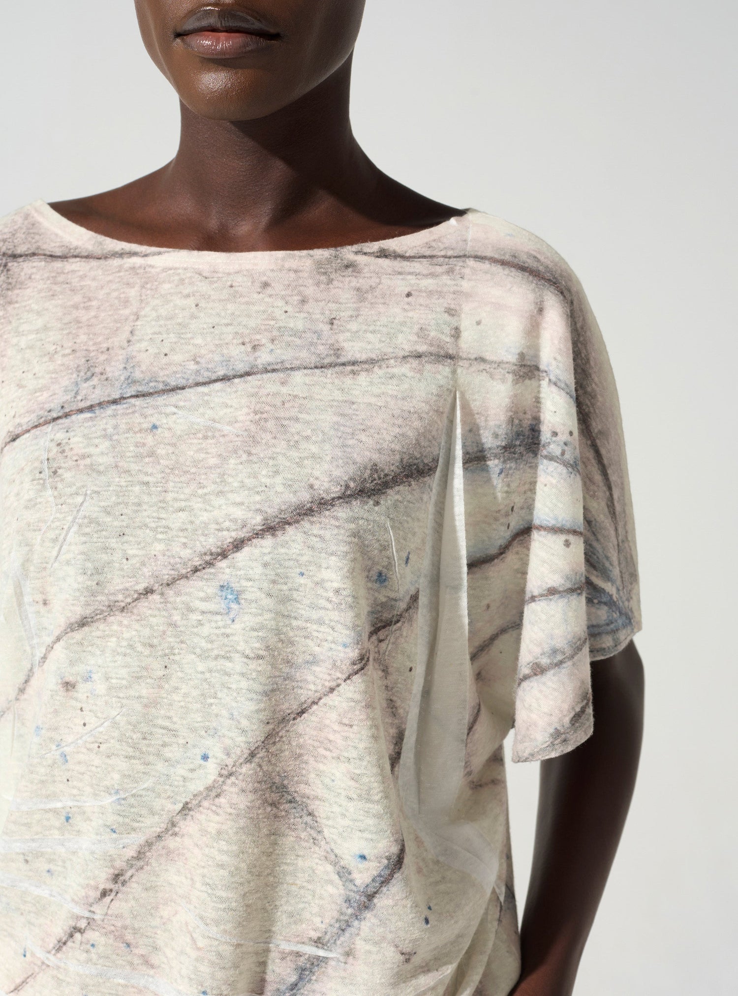 T-shirt asymétrique