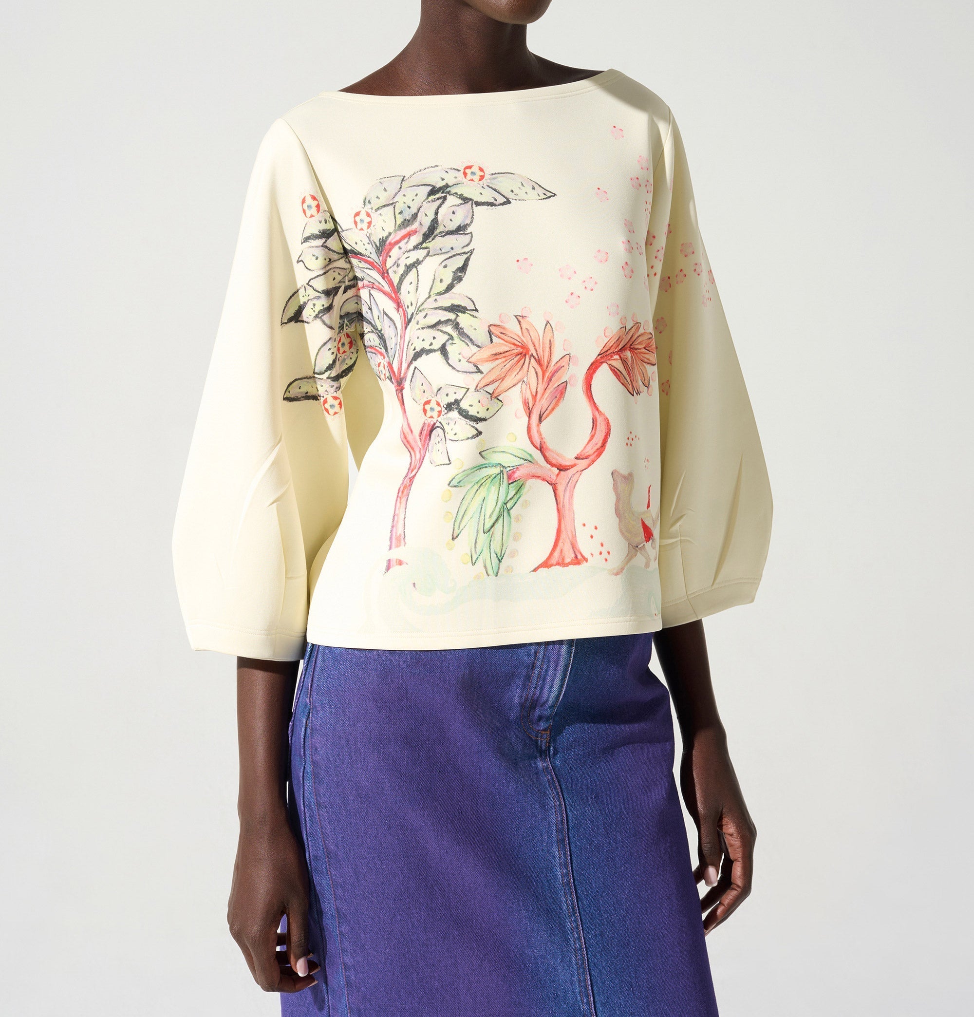 Sweat manches bouffantes Cotélac 