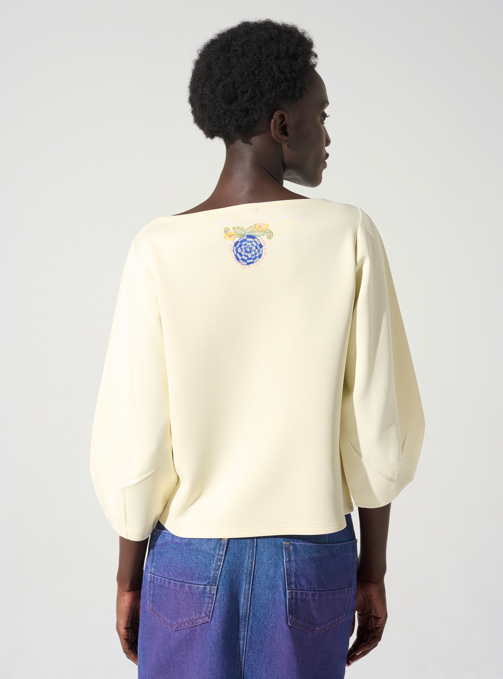 Sweatshirt mit Puffärmeln