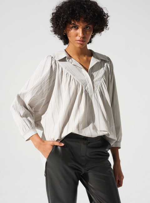 Bluse mit 3/4-Ärmeln
