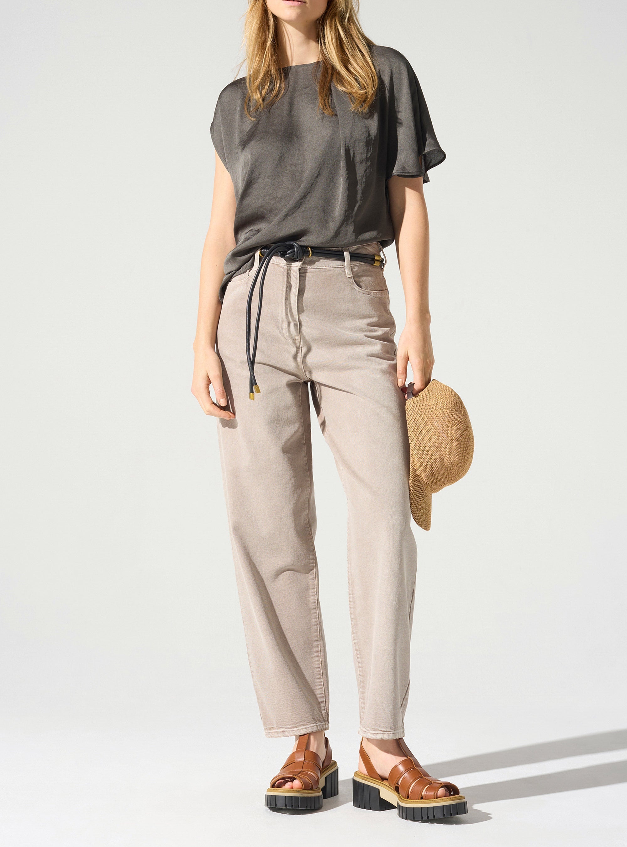 Blouse asymétrique encolure bateau Cotélac 