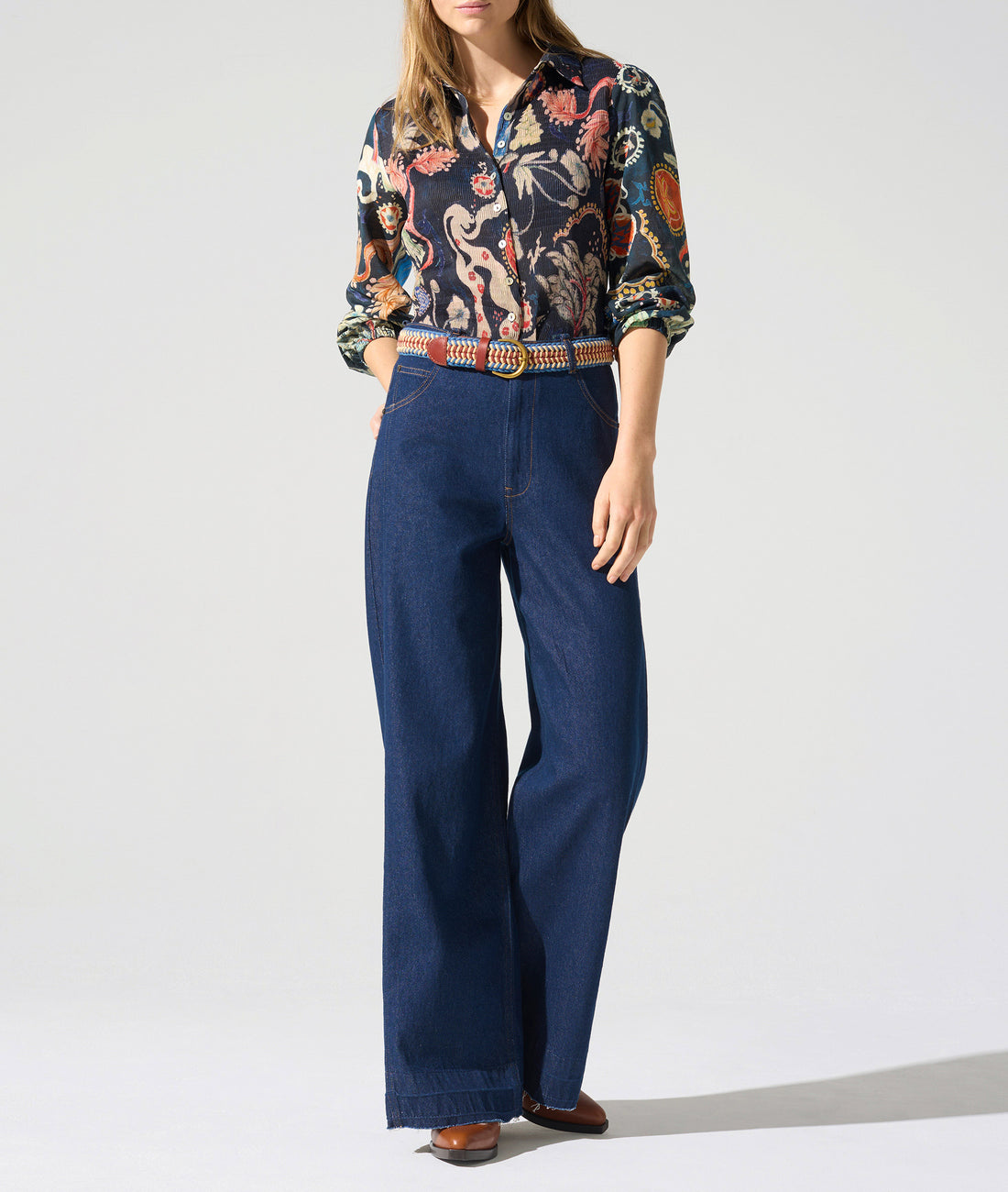 Chemise manches longues bouffantes