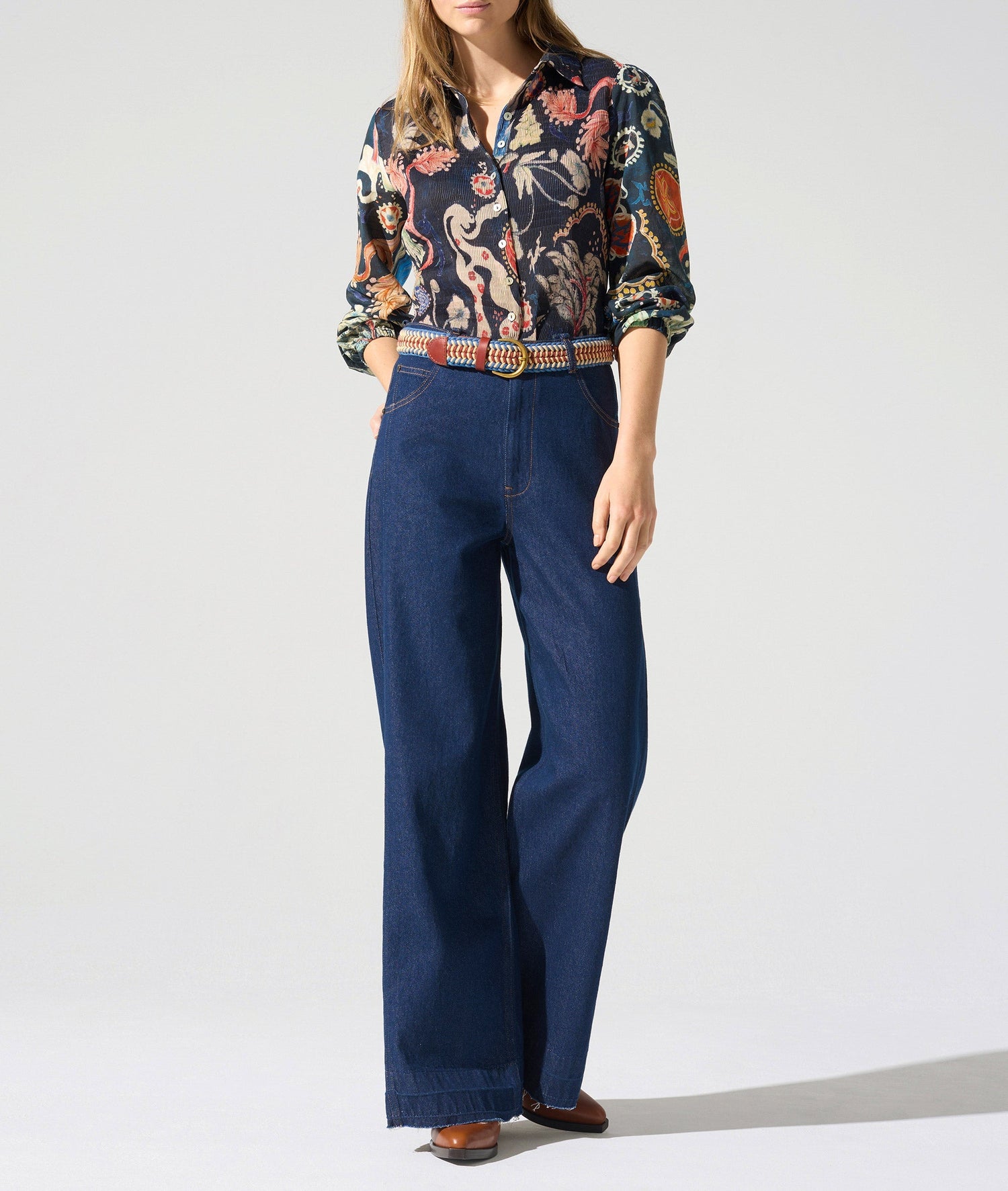 Chemise manches longues bouffantes Cotélac 