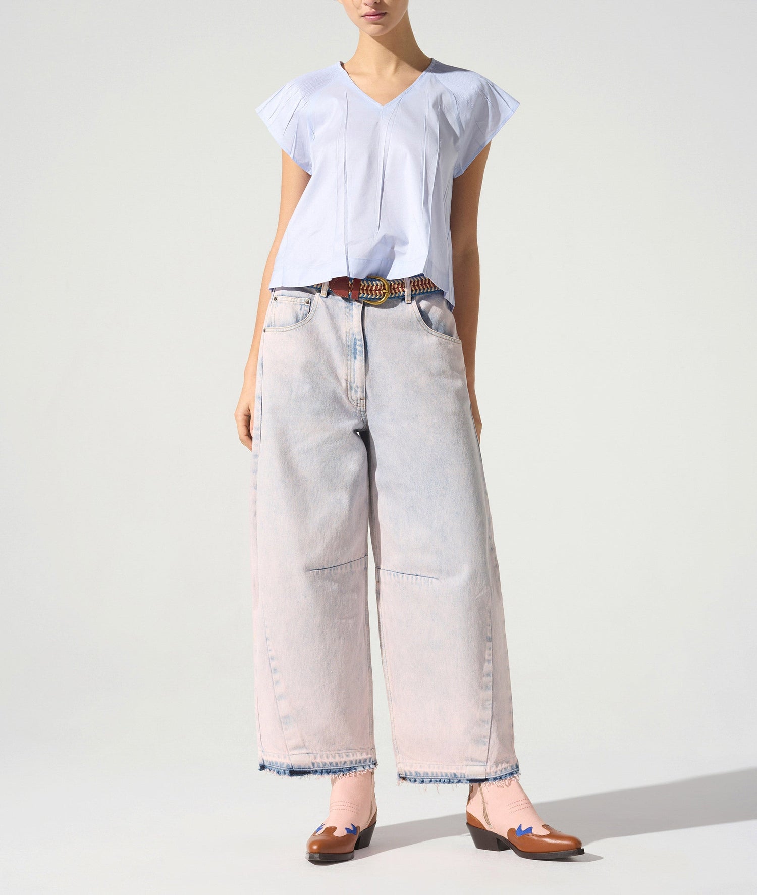 Blouse plissée cristal Cotélac 