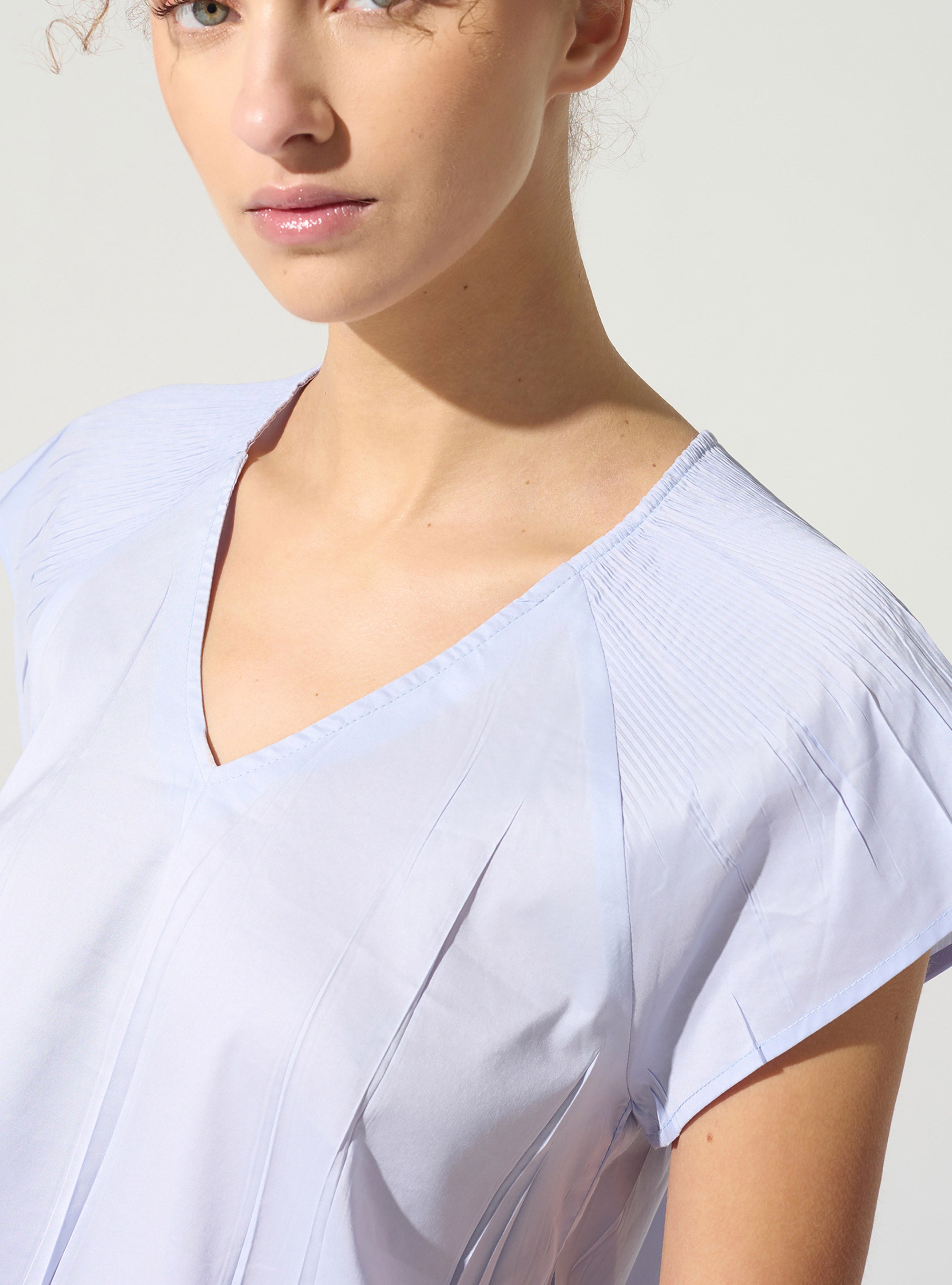 Blouse plissée cristal Cotélac 