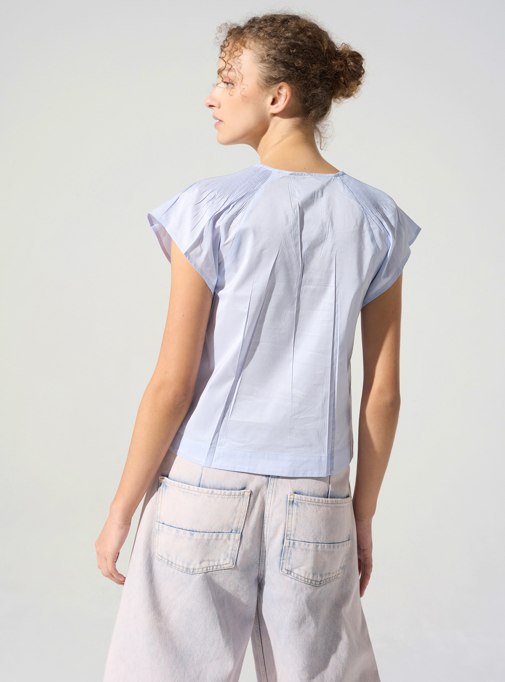 Blouse plissée cristal Cotélac 