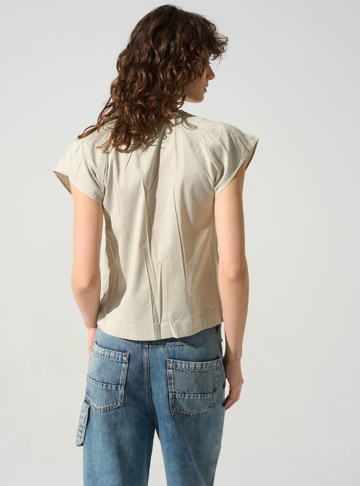Blouse plissée cristal Cotélac 