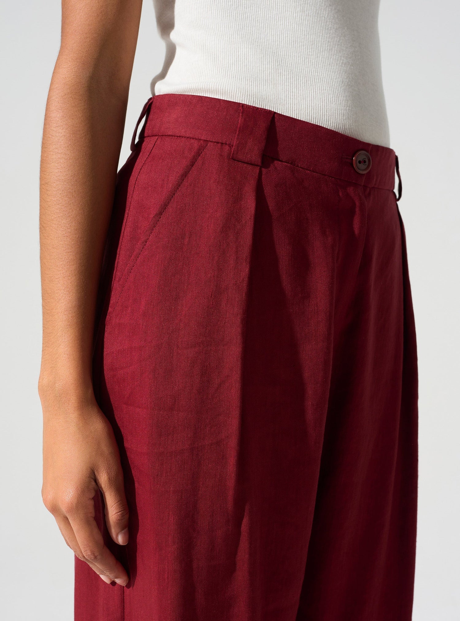 Pantalon large ceinture anglaise Cotélac 