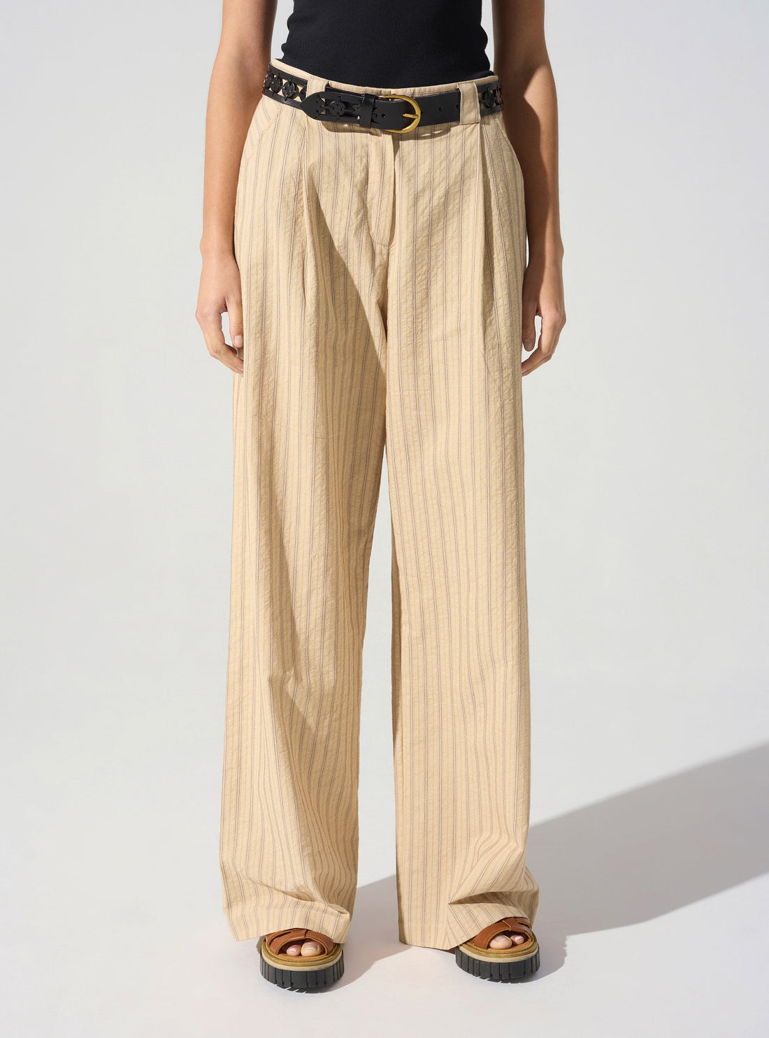 Pantalon large ceinture anglaise Cotélac 