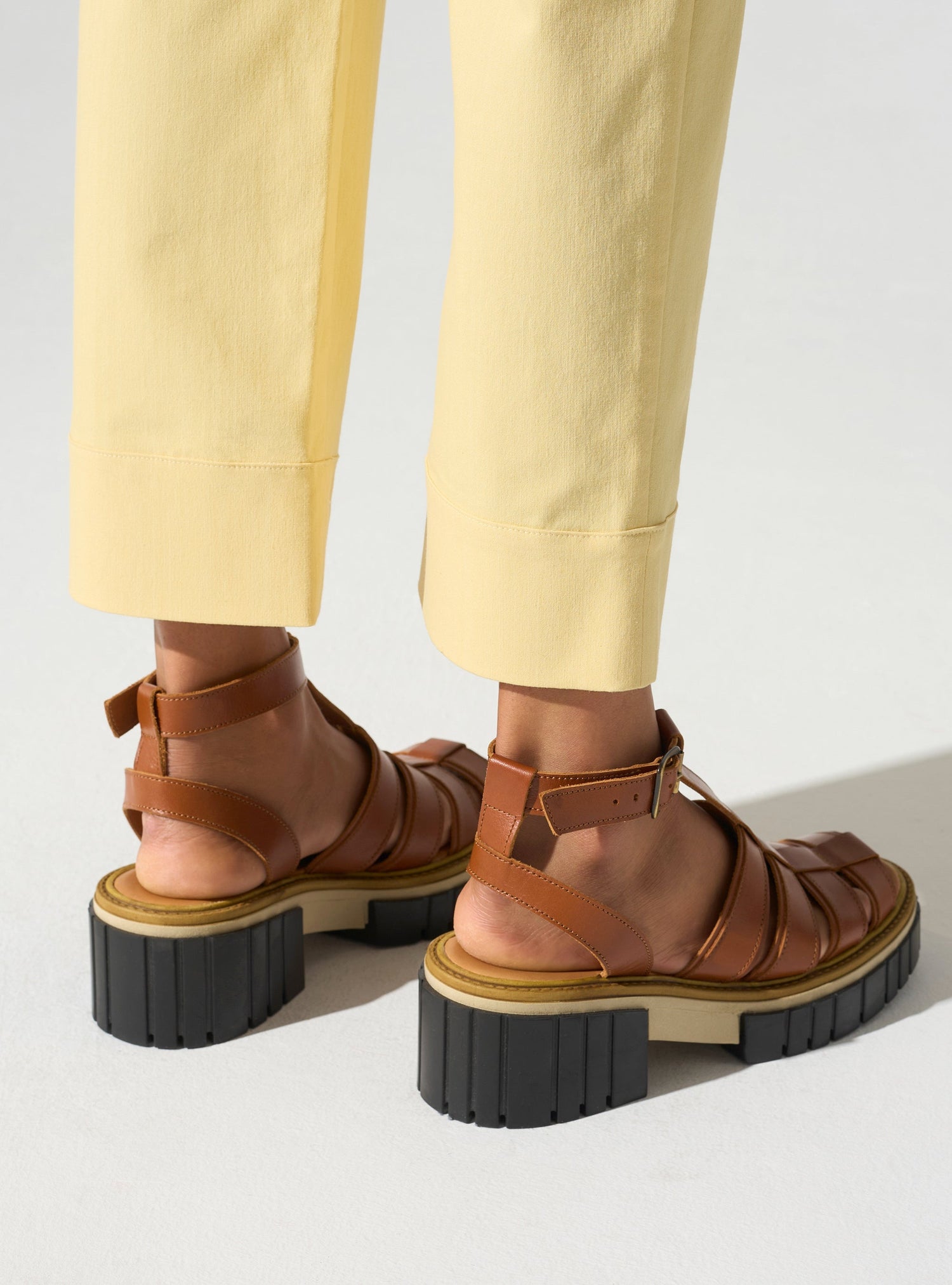 Pantalon Capri avec ceinture passant Cotélac 