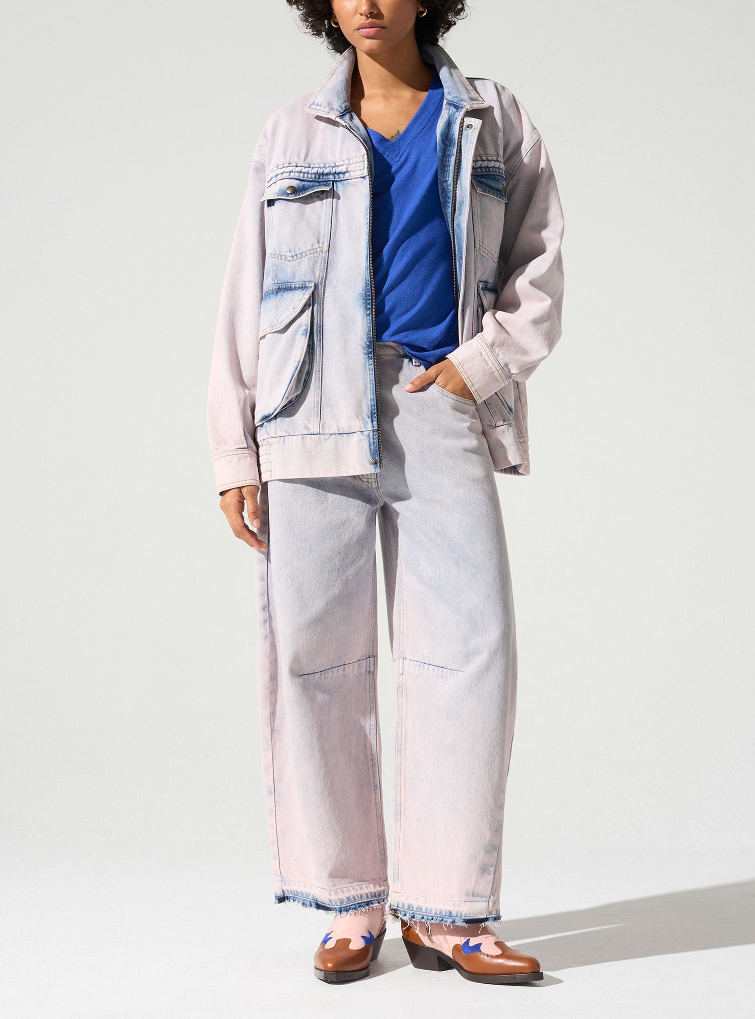 Blouson jean oversive Cotélac 