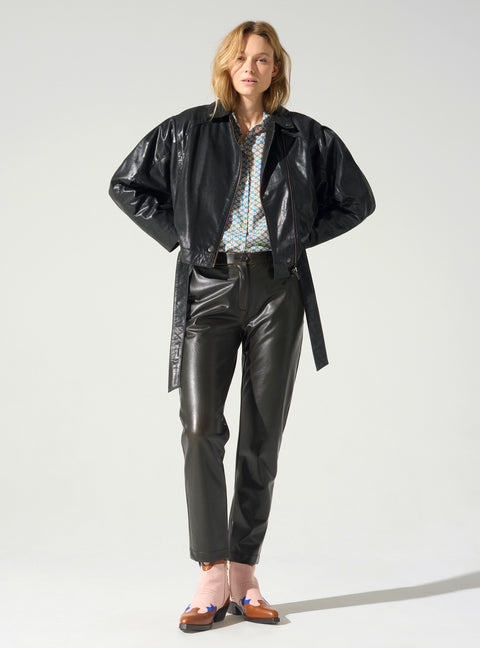 Lederjacke