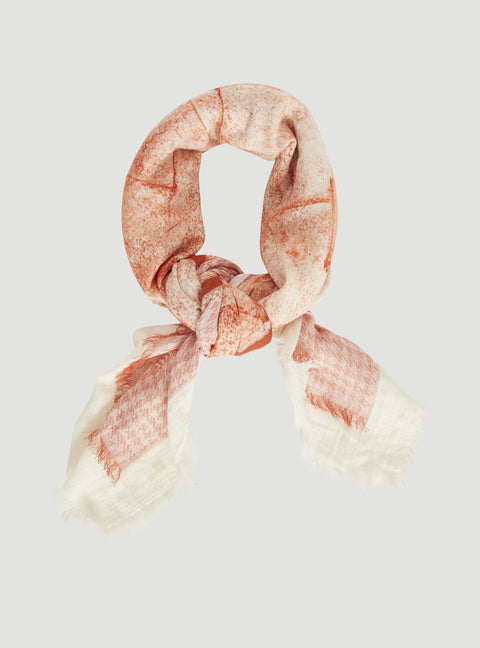 Foulard carré imprimé