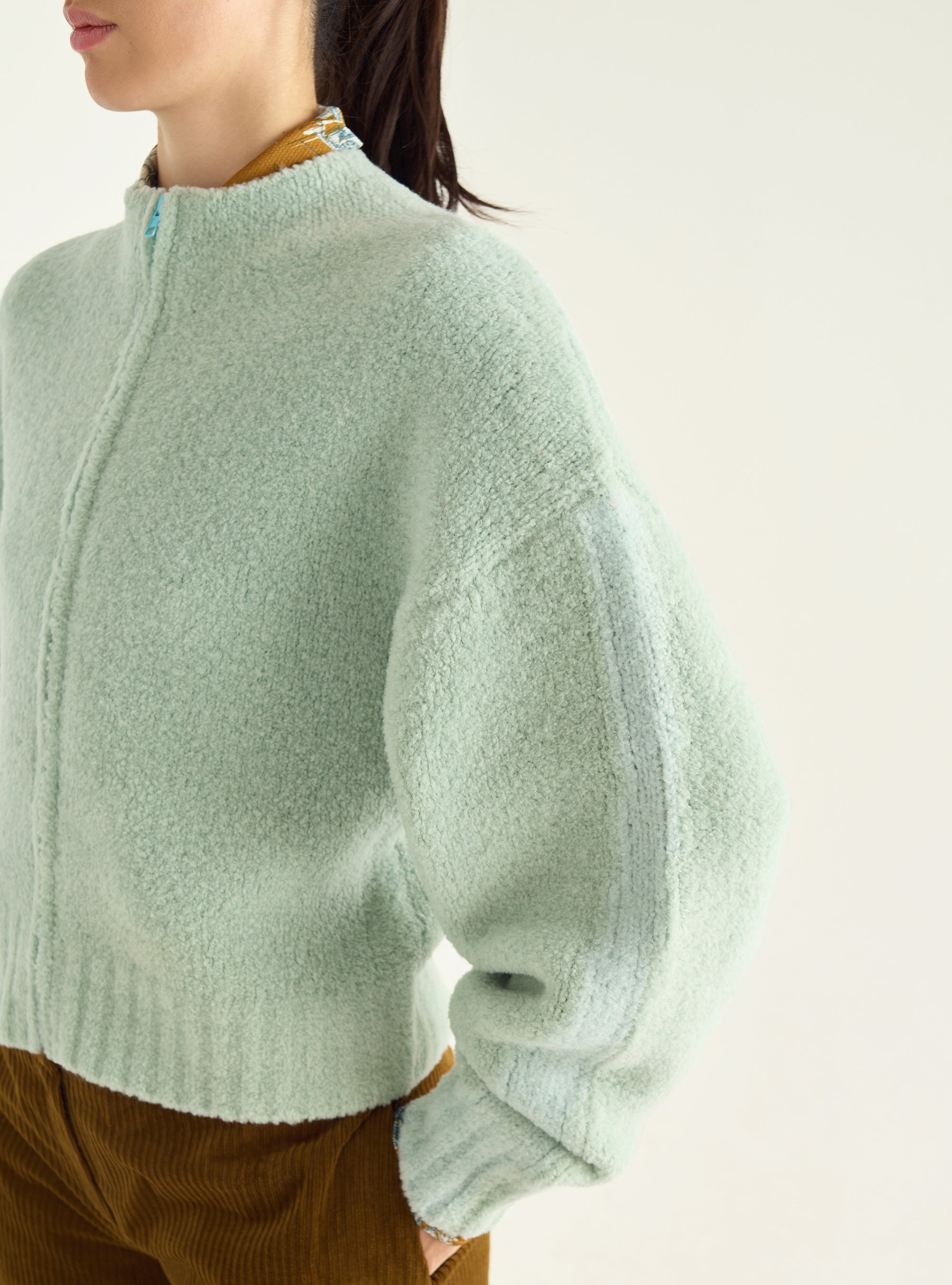 Zipped cardigan