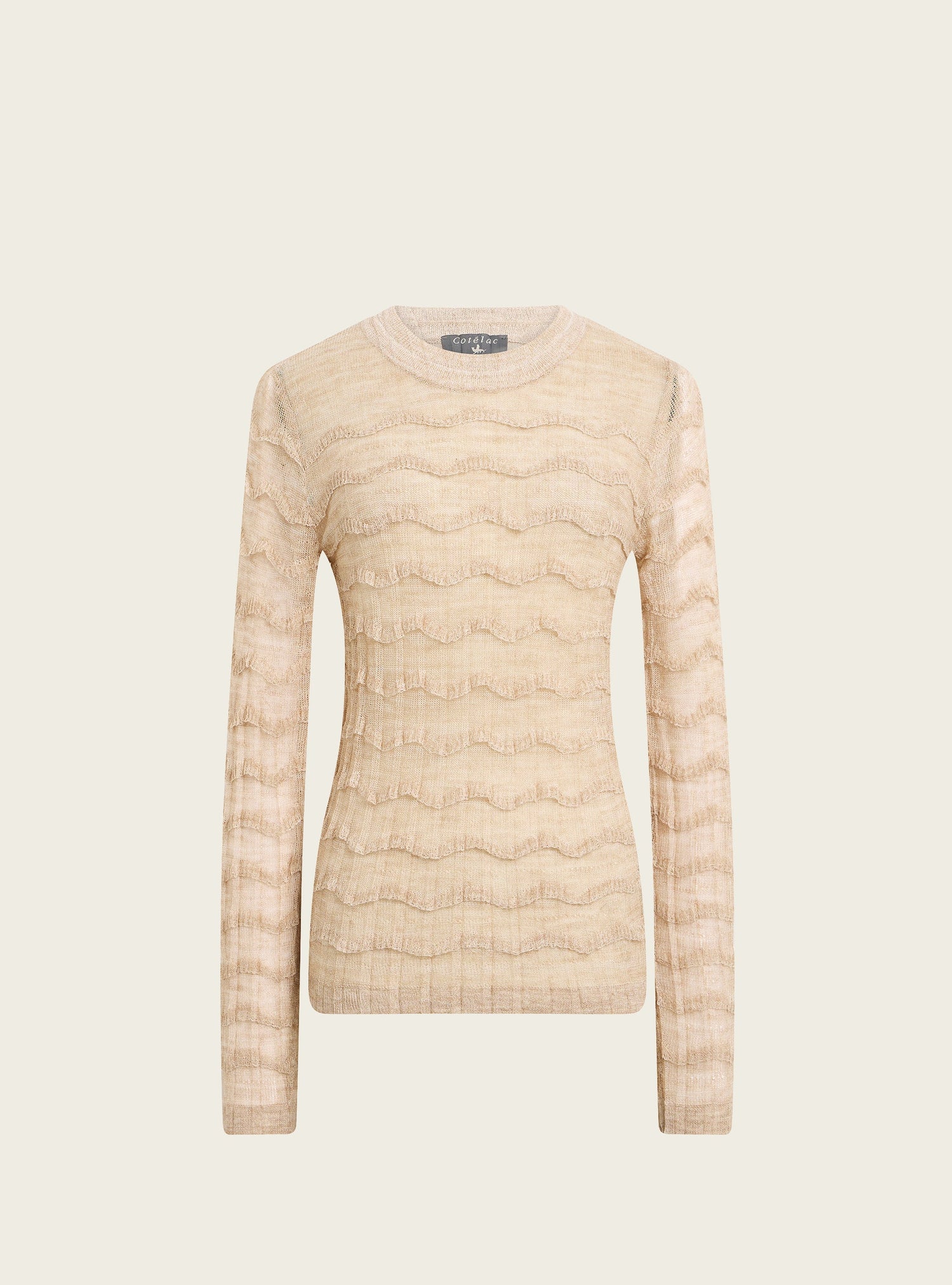 Pull en maille dentelle Cotélac 