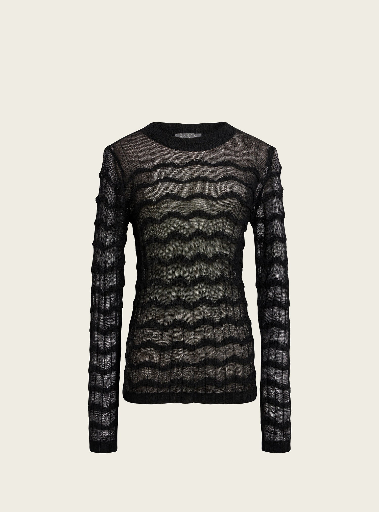 Pull en maille dentelle Cotélac 