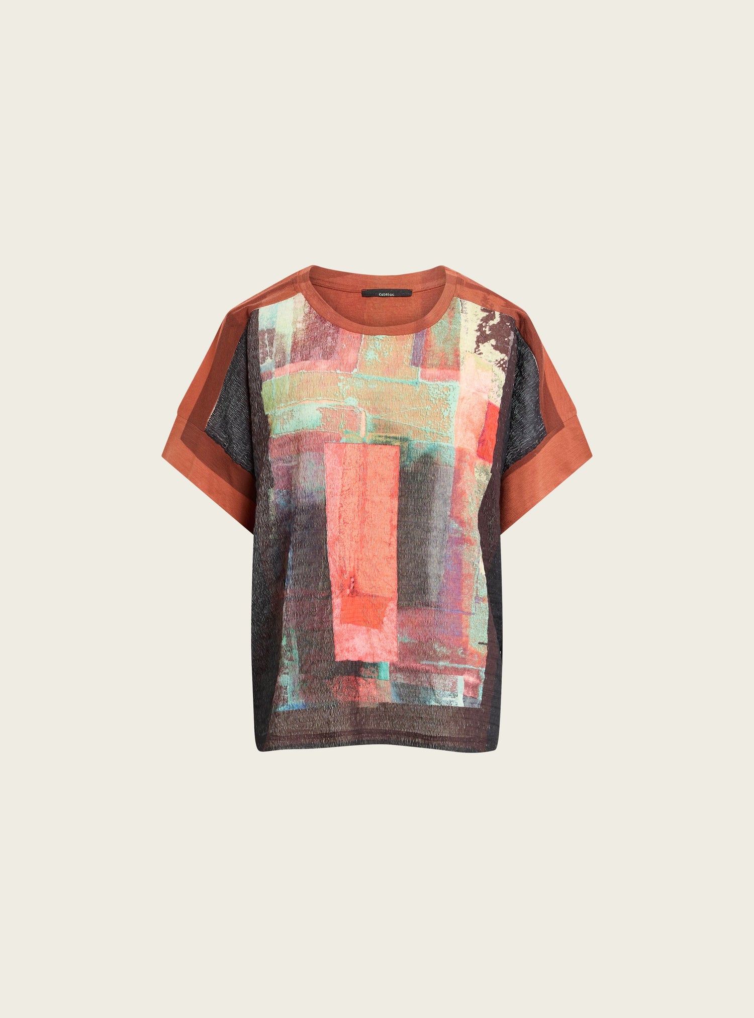 T-shirt bi-matière sublimé Cotélac 