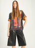 Sublimiertes T-Shirt aus zwei Materialien