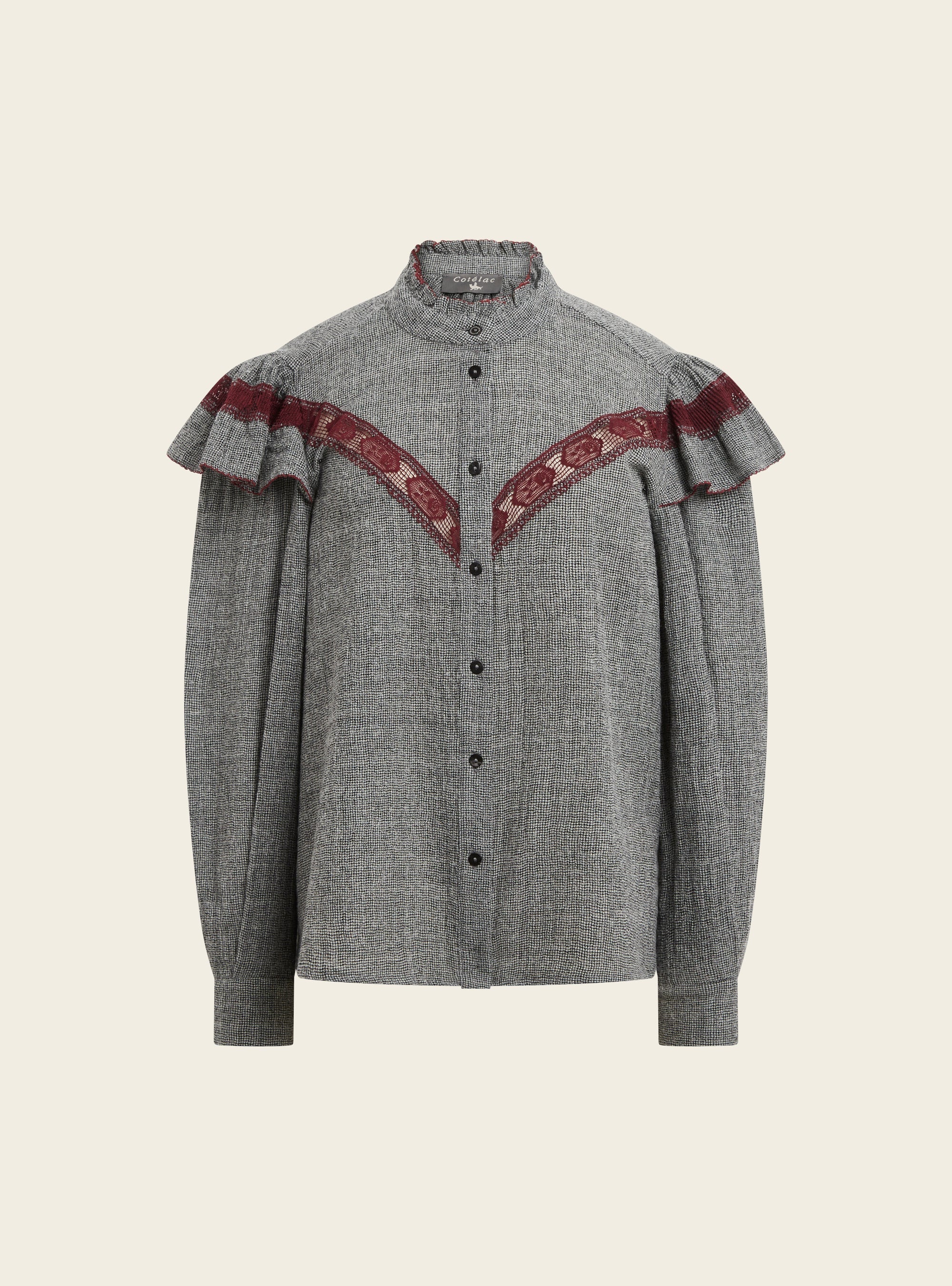 Chemise en laine et coton Cotélac 