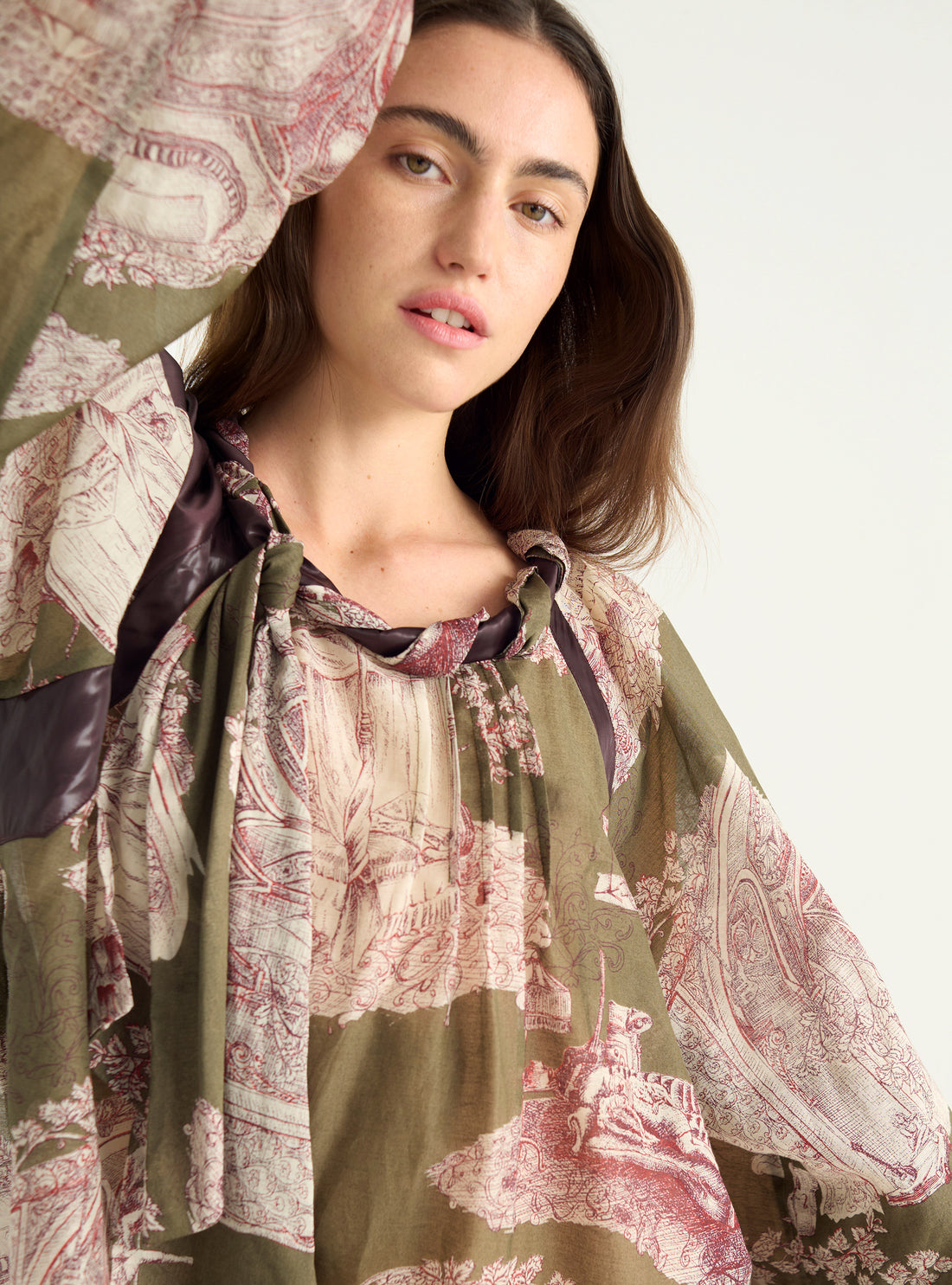 Kontrastbluse