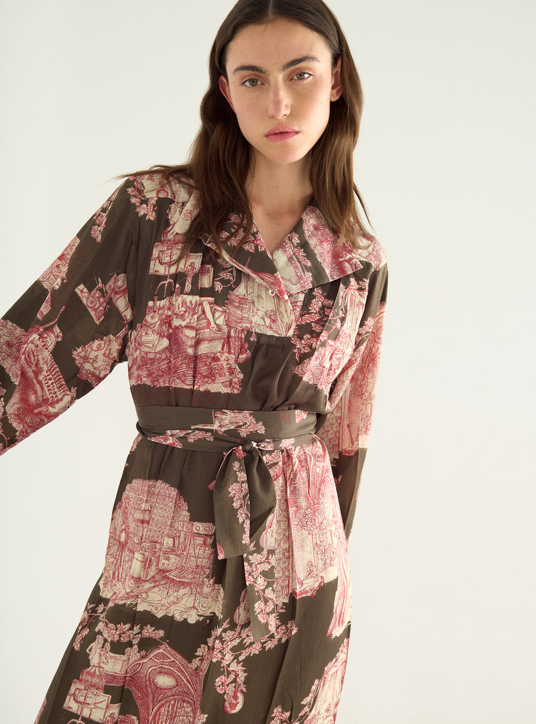 Kleid mit „Heart Strings“-Print