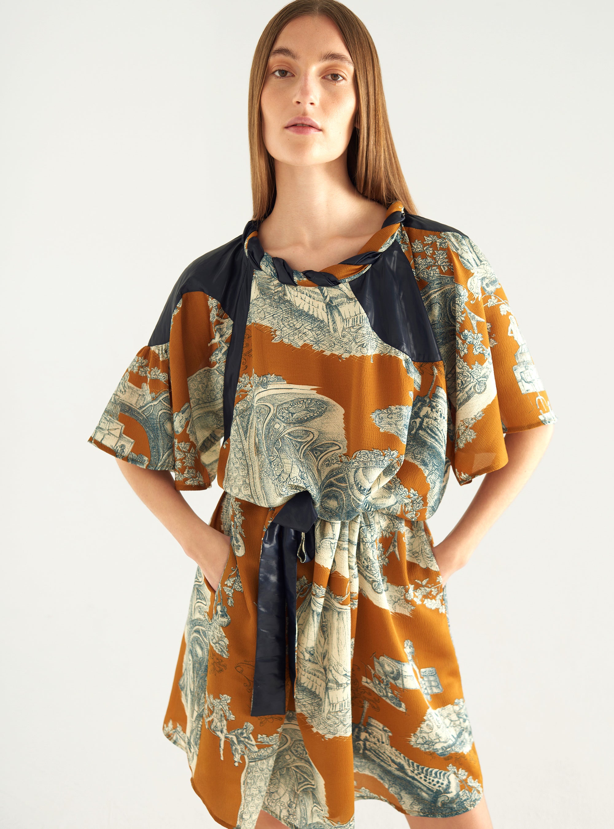 Bedrucktes Kleid