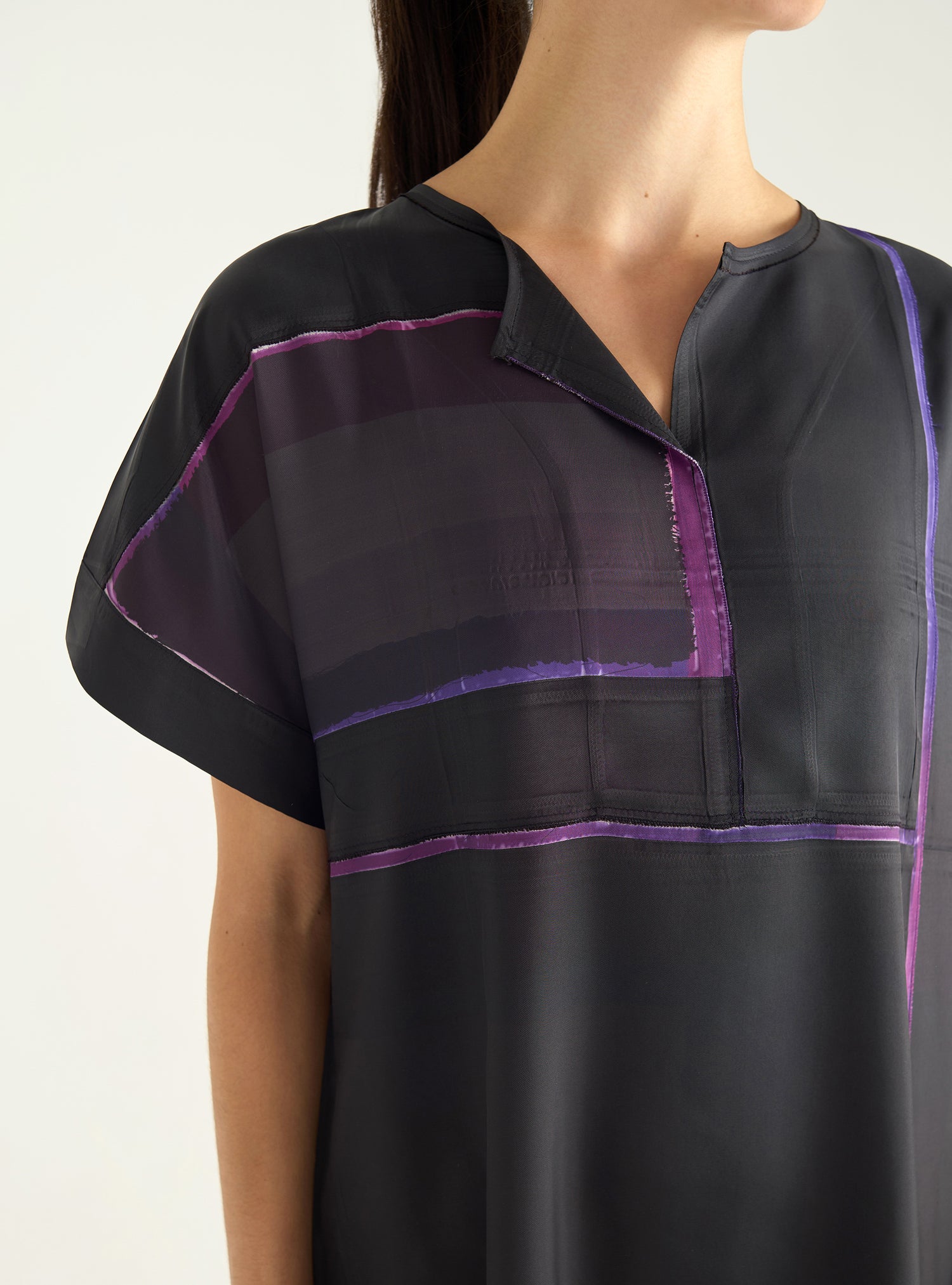 Robe graphique longue