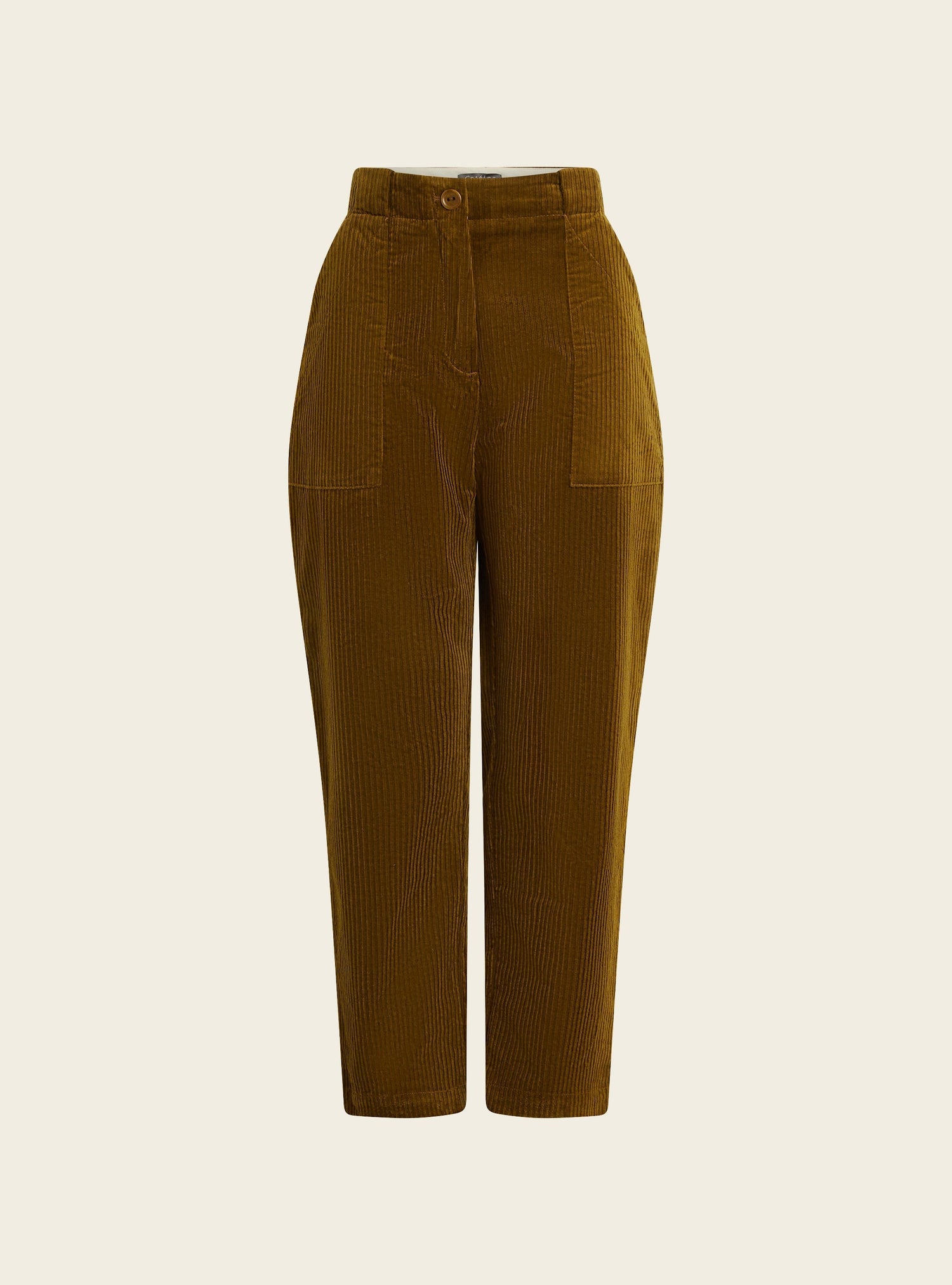 Pantalon carotte en velours côtelé Cotélac 