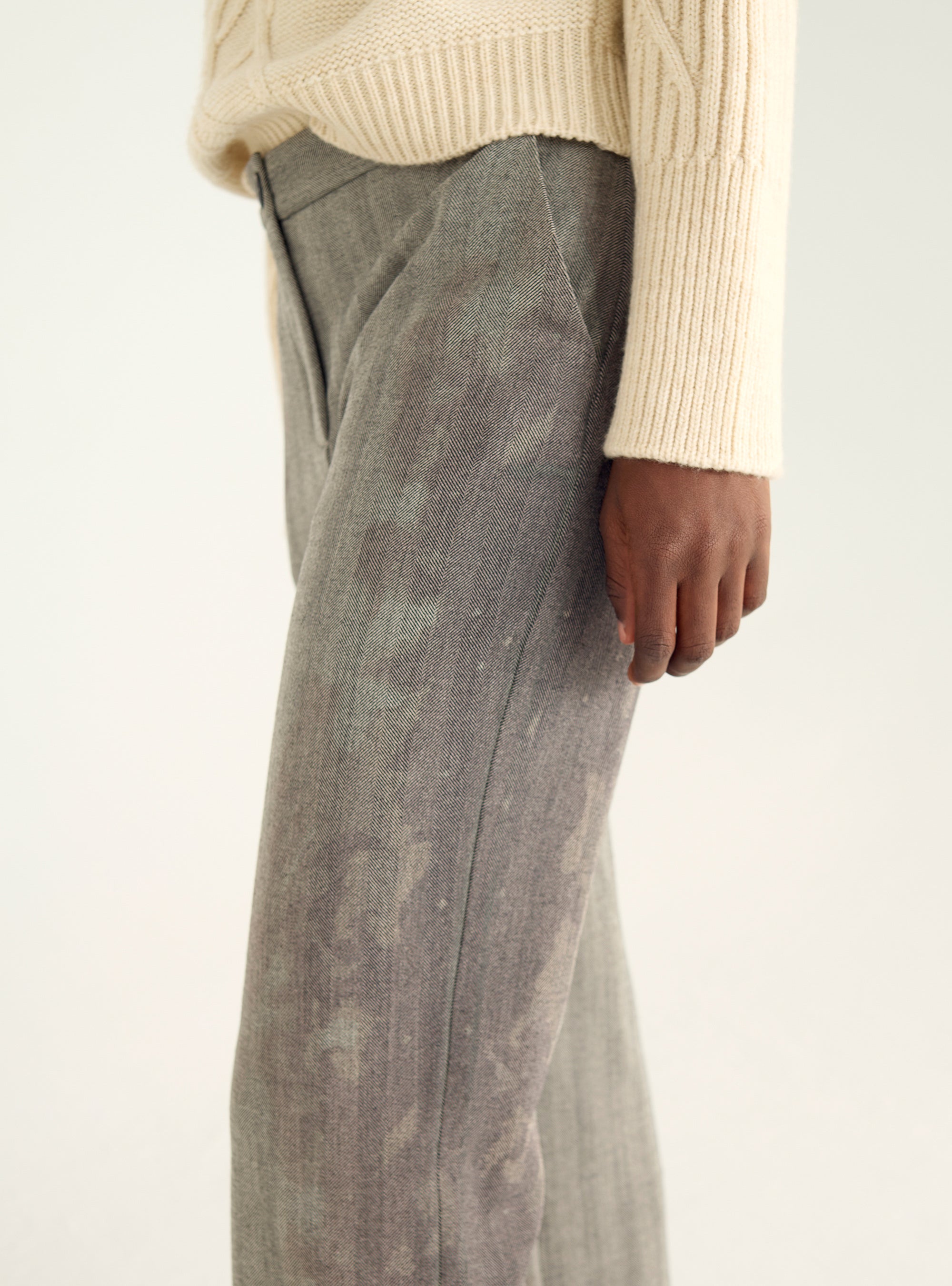 Straight flair pants