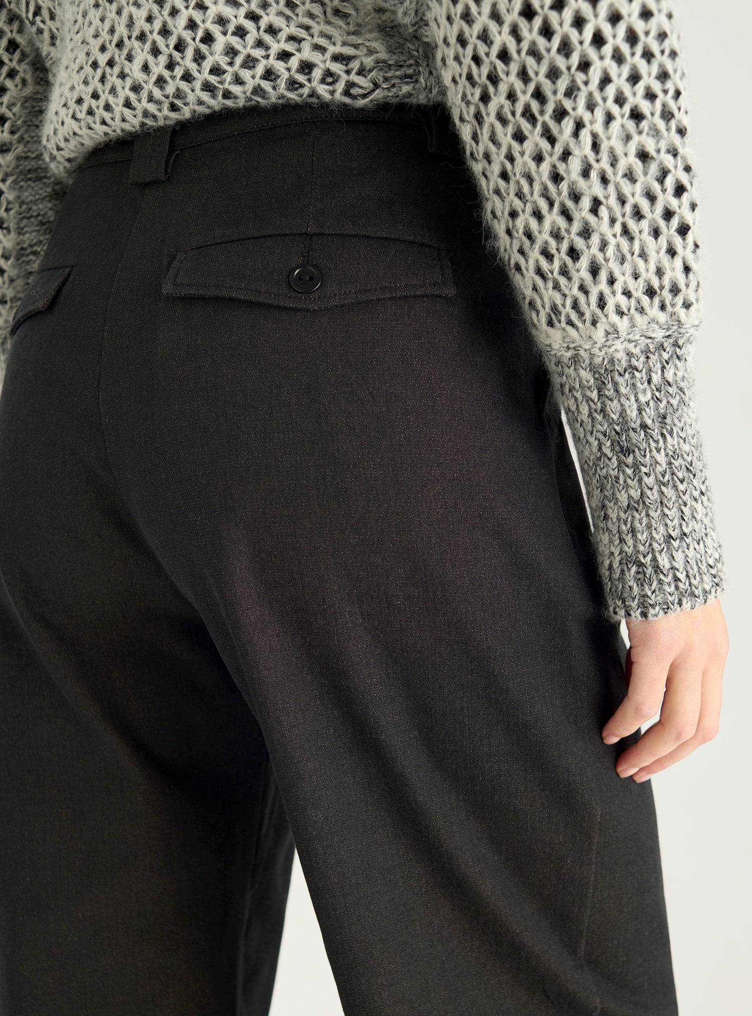 Barrel cut pants