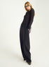 Pantalon large en tissu technique