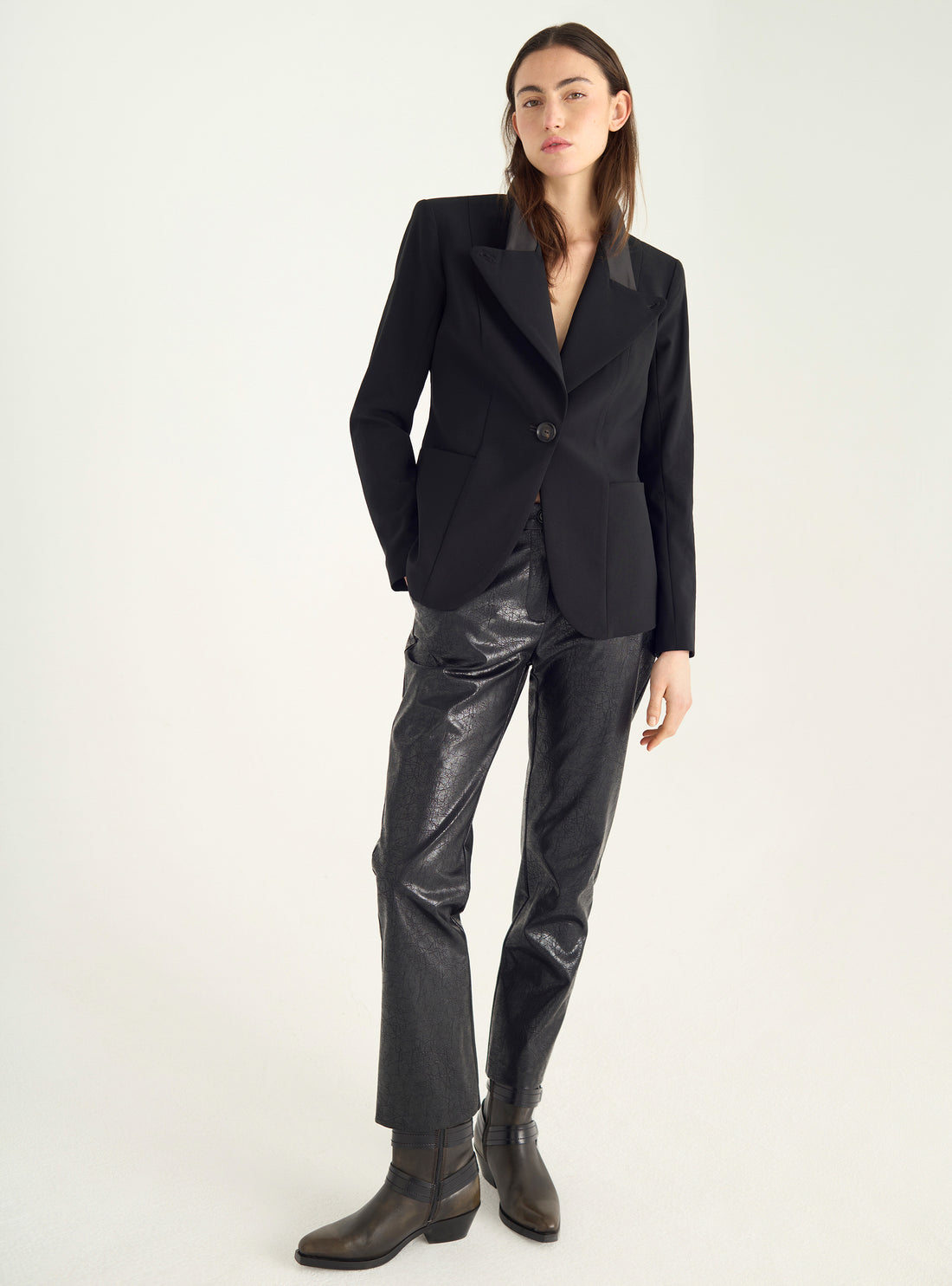 Wool and cotton jacket