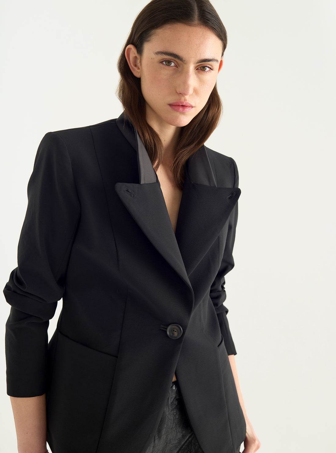 Wool and cotton jacket
