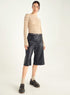 Culotte aus gealtertem Kunstleder