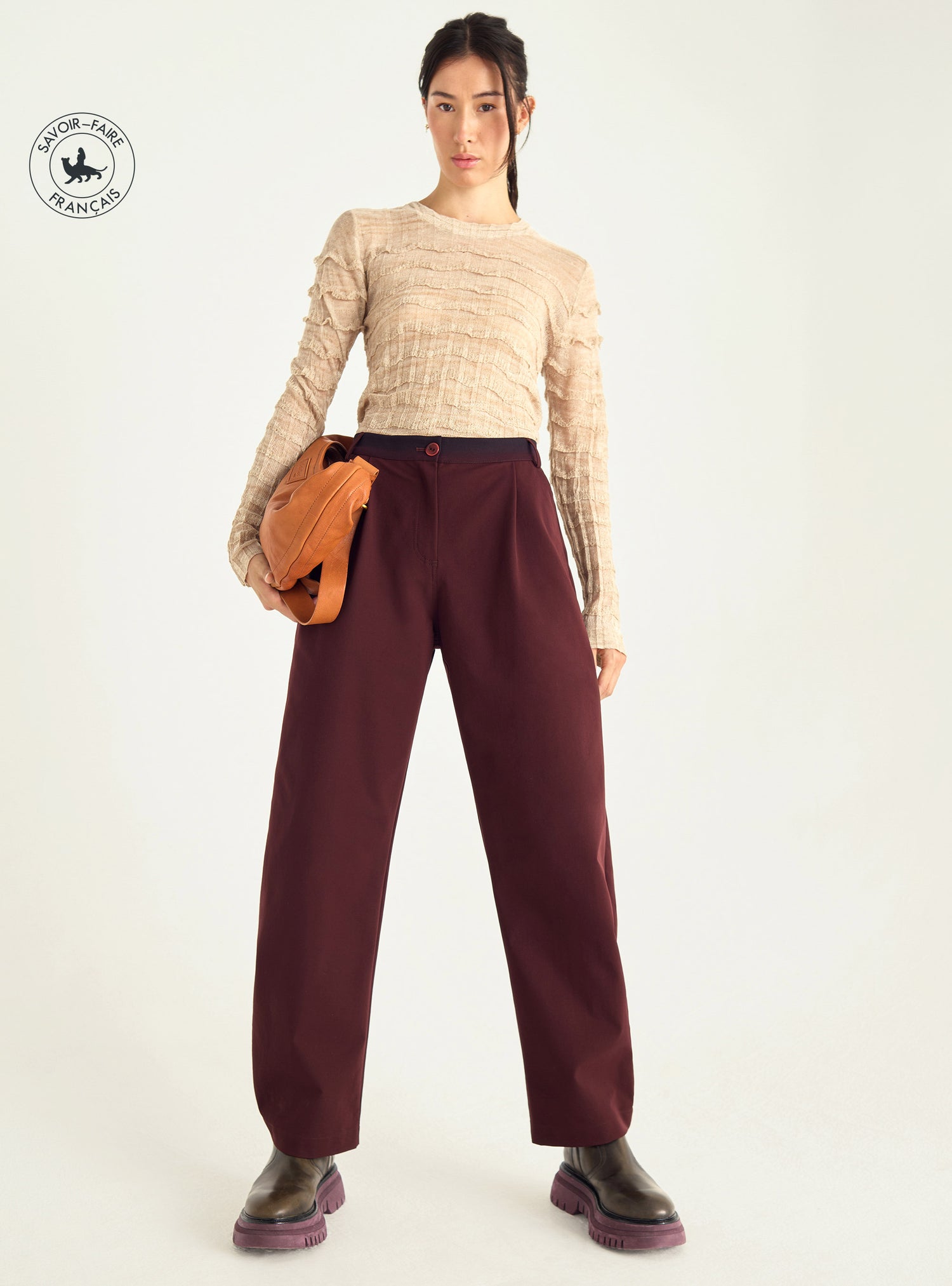 Hose mit Fassschnitt