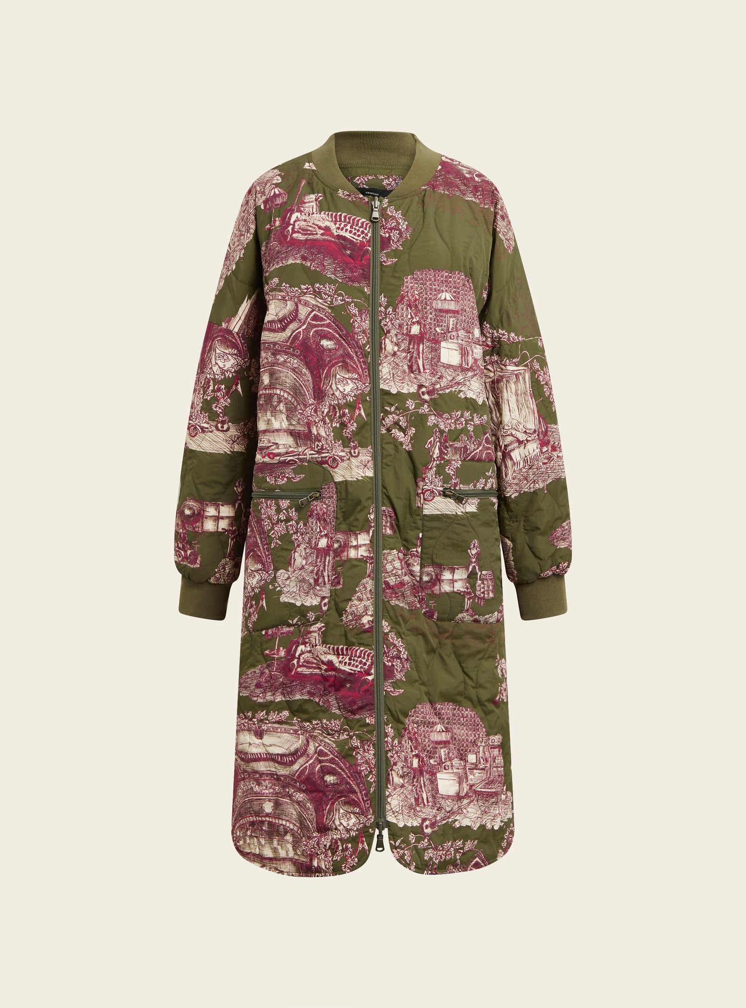 Doudoune longue réversible Cotélac 