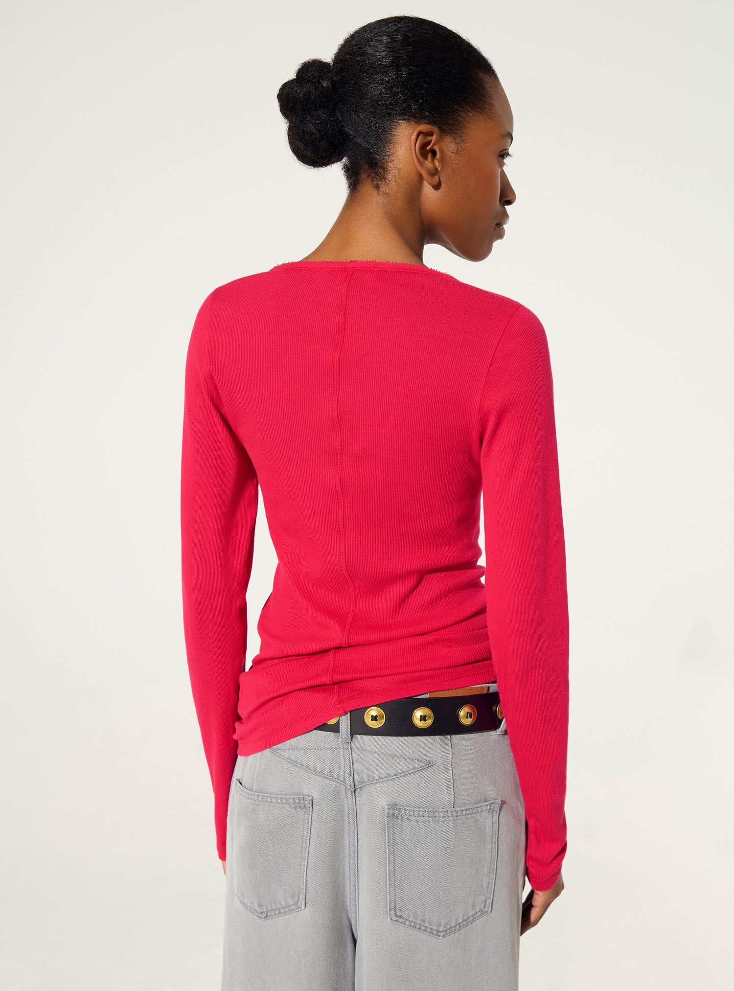 Red organic cotton T-shirt