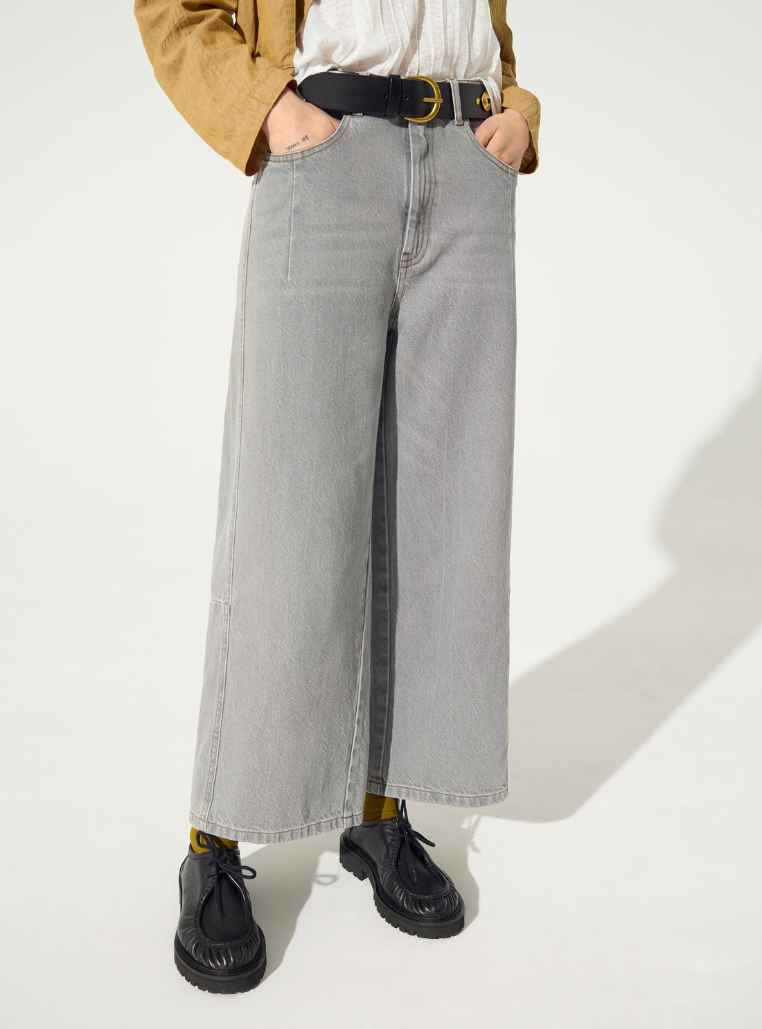 schwarze Baumwolljeans