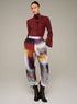 Cotélac pantalon barrel imprimé