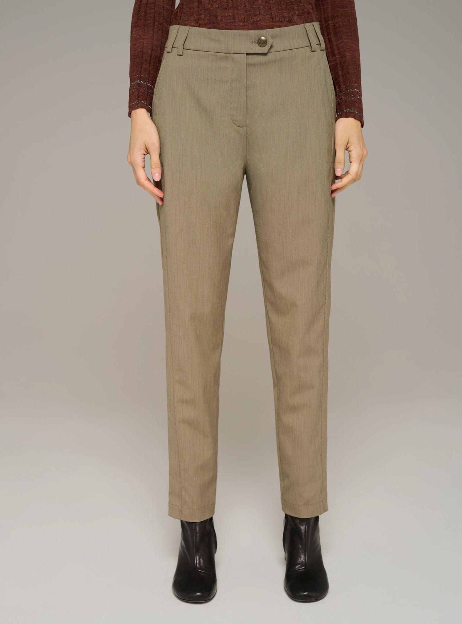 Cotélac pantalon droit à rayures