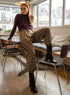 Pantalon carrotte à carreaux Cotélac 