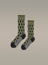 Grüne Karosocken