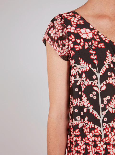Printed Silk Dress