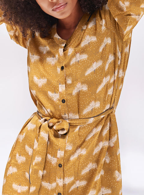 Tie Midi Dress