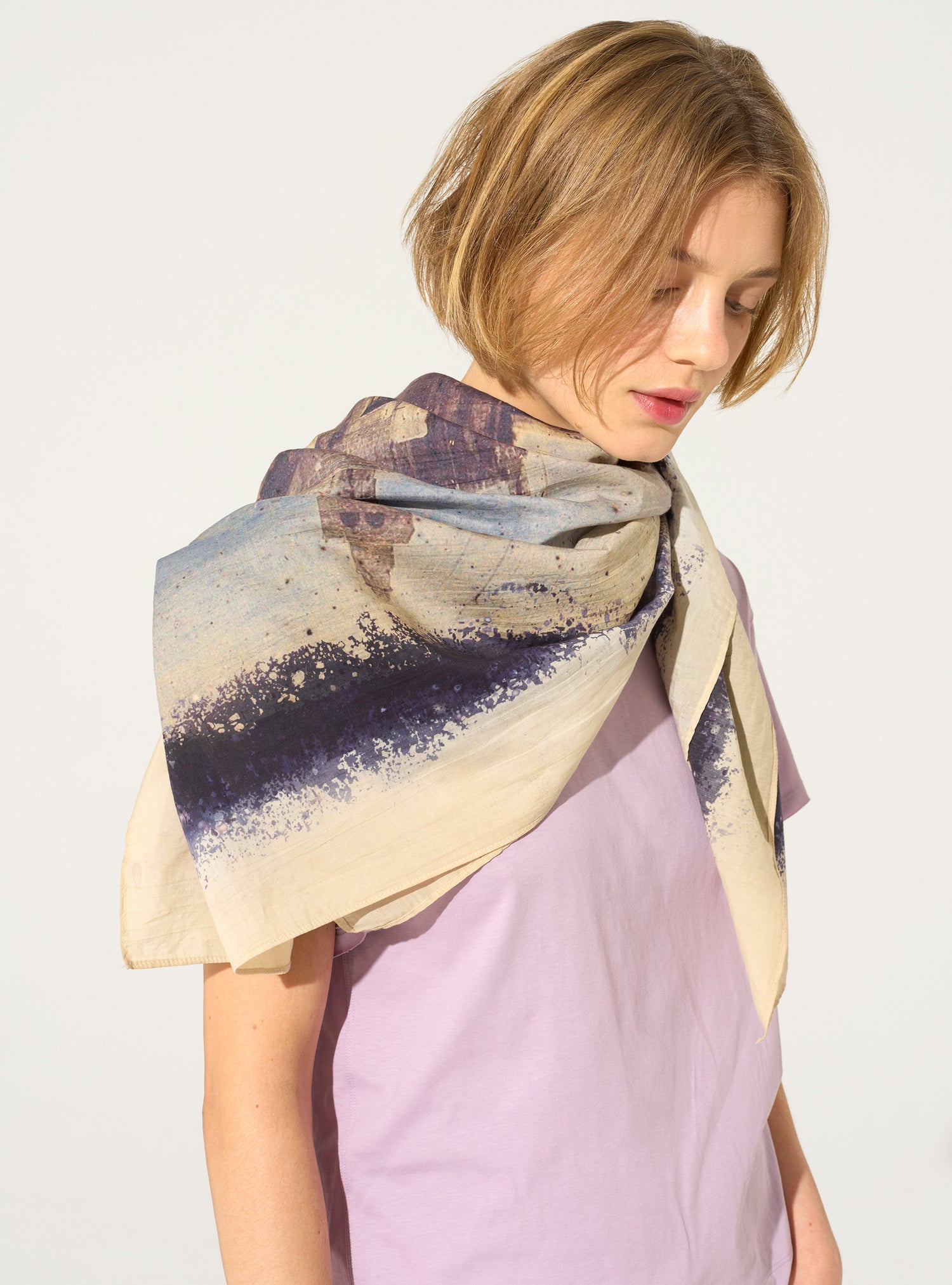 Foulard imprimé photographie – Cotélac x BnF Bibliothèque nationale de France