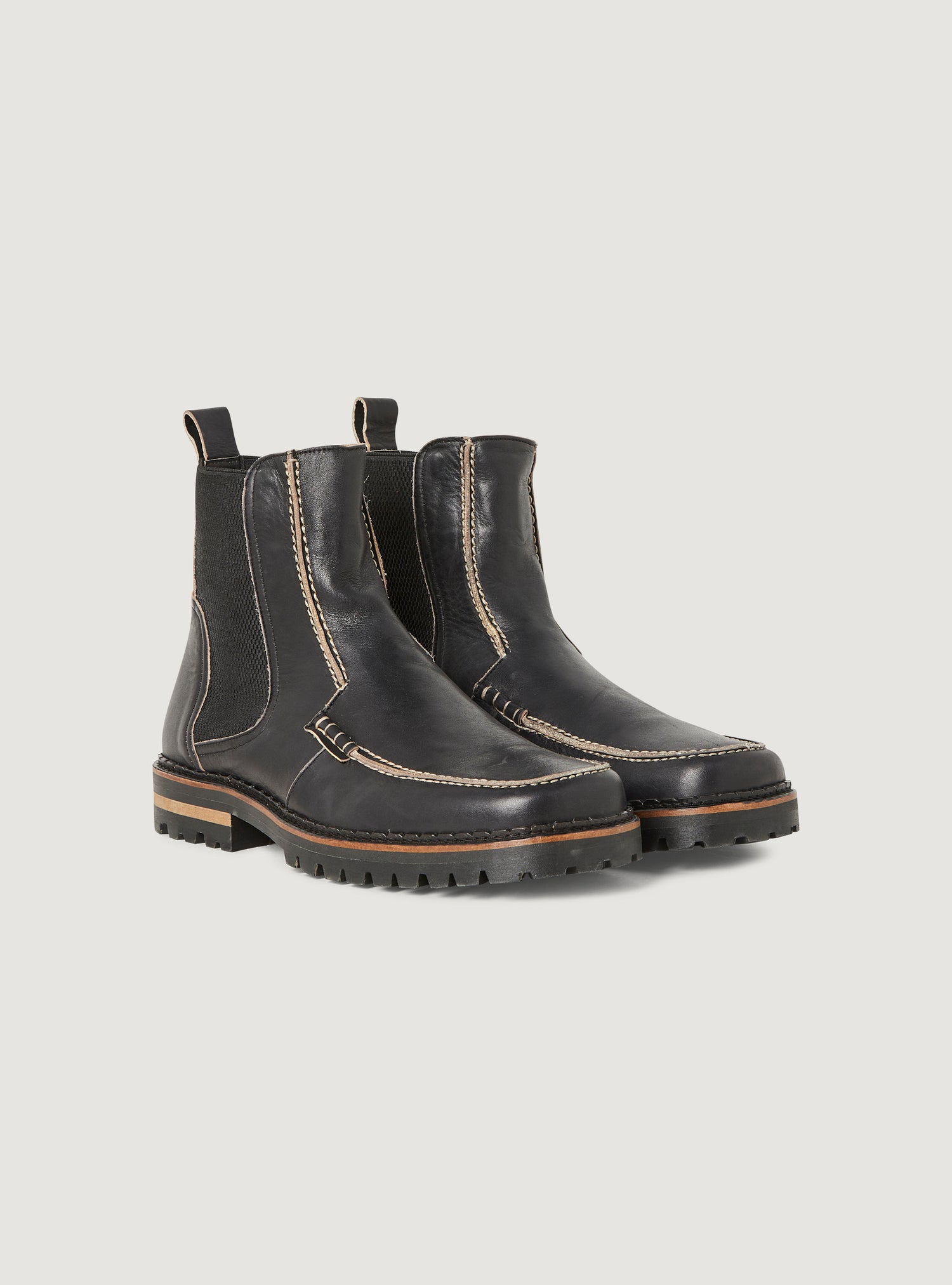 Plateau-Stiefeletten